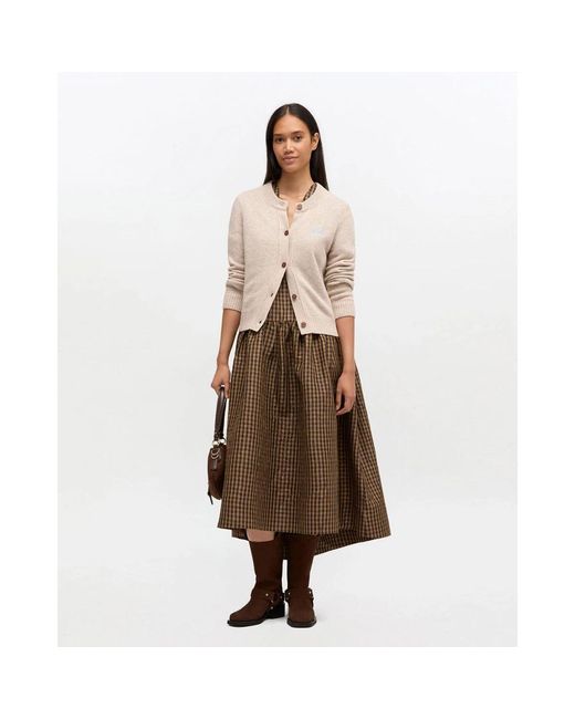 Ganni Truien & Vesten ,Wol Wool Mix Cardigan in het Natural
