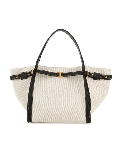 Tod's Natural Tote Bags