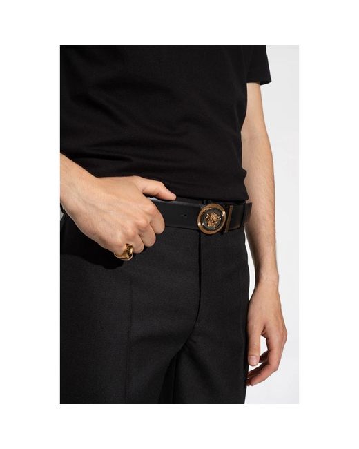 Belts Versace de hombre de color Black