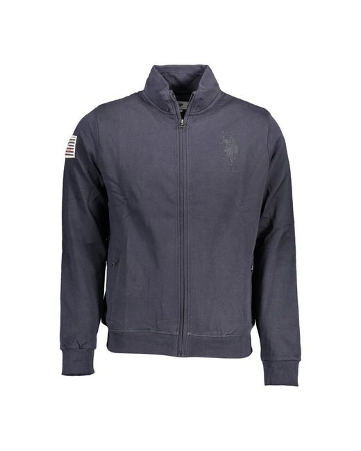 U.S. POLO ASSN. Blue Zip-Throughs for men