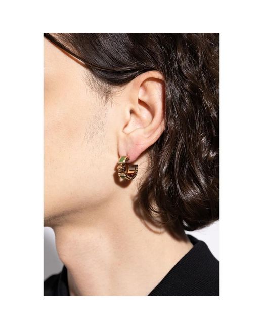 Earrings di Versace in Metallic da Uomo
