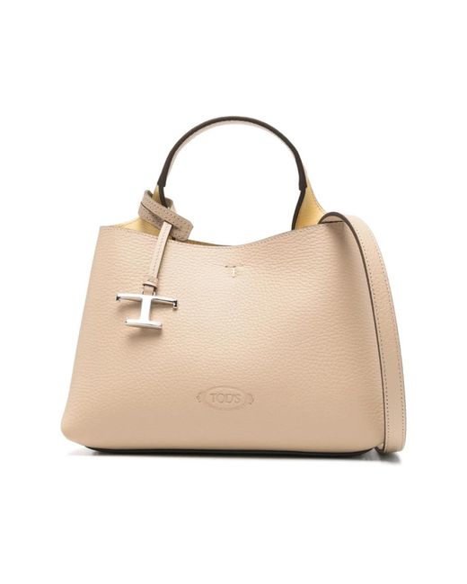 Tod's Natural Micro Ledertasche