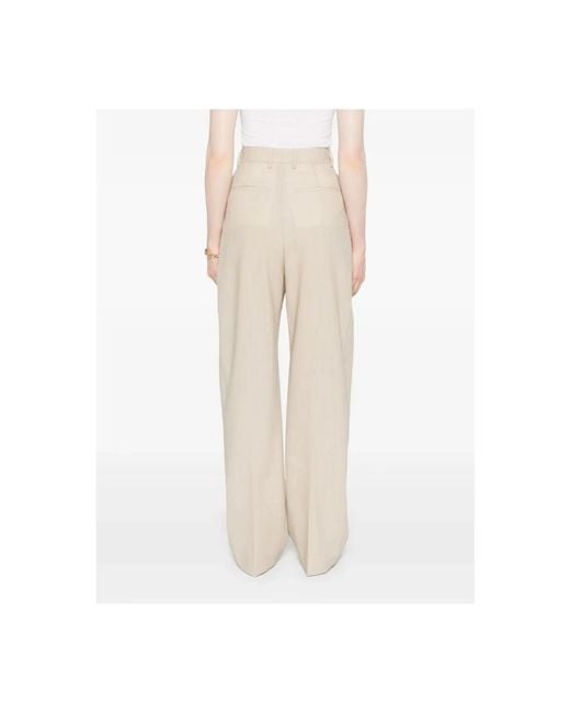Wardrobe NYC Natural Wide Trousers