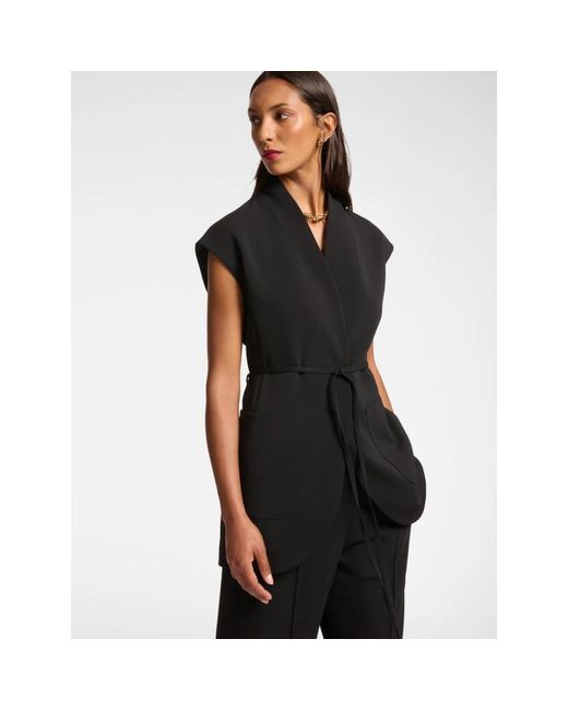 Vests Elena Miro en coloris Black