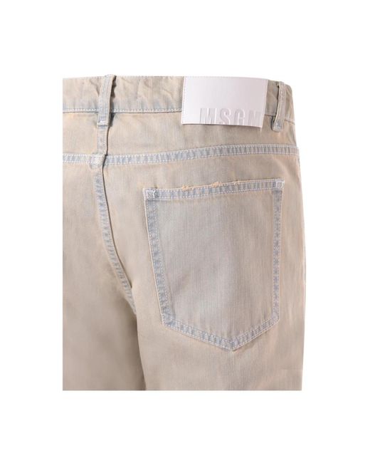 Jeans > slim-fit jeans MSGM pour homme en coloris Gray
