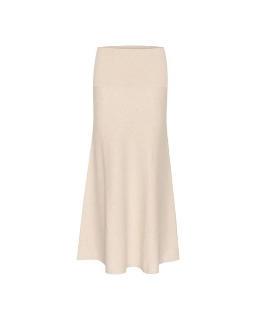 Inwear Midi Skirts in het Natural