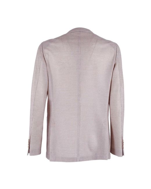 Lardini Liknit Jacket in het Purple voor heren