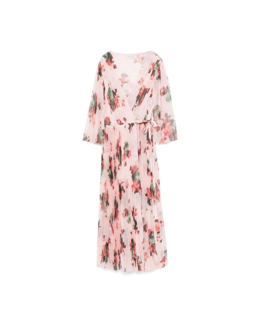 Philosophy Di Lorenzo Serafini Pink Wrap Dresses
