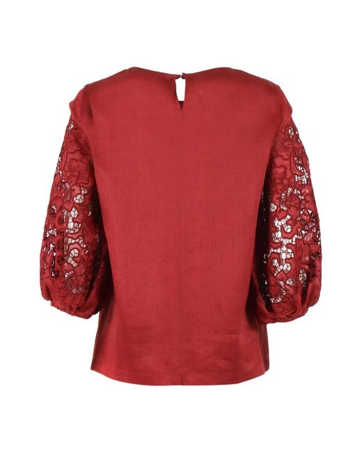 Max Mara Top Canottiera in het Red