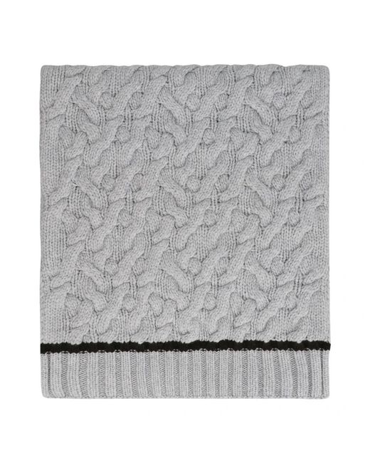 Malo Gray Winter Scarves for men