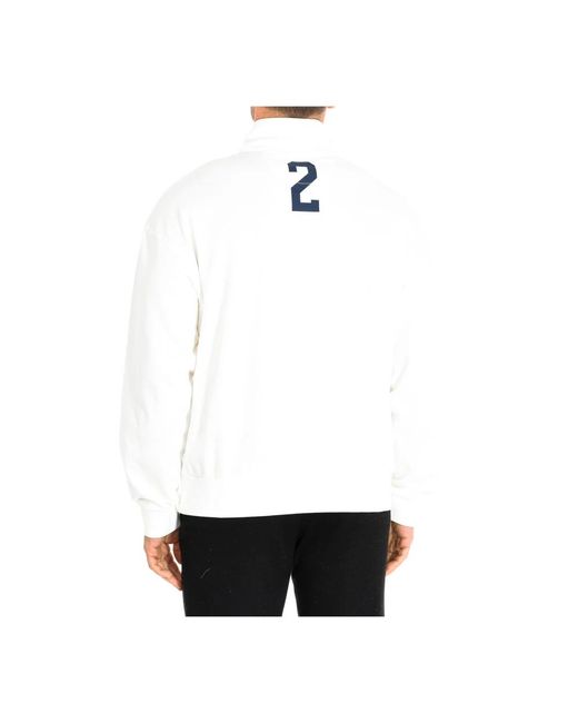 La Martina White Sweatshirts for men