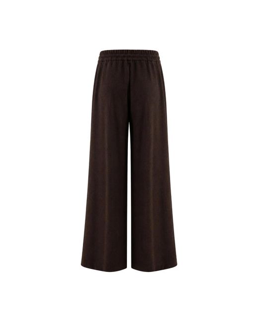 Panicale Black Wide Trousers