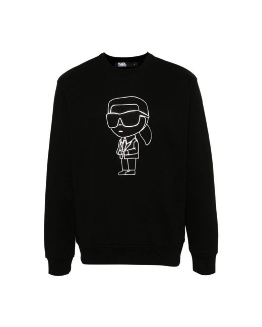 Karl Lagerfeld Black Sweatshirts for men