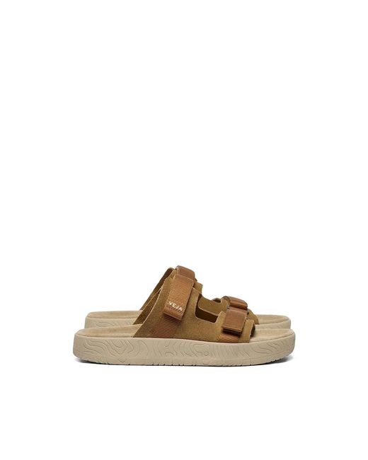 Veja Arpoador Wildleder Sandale in Brown für Herren