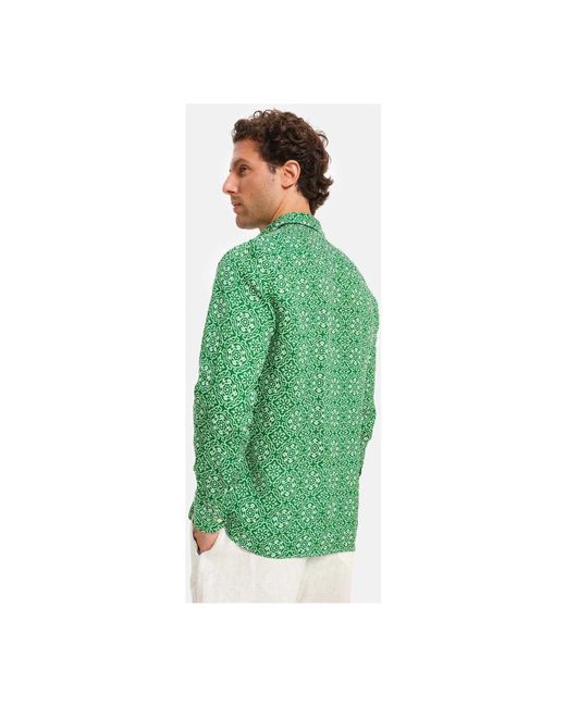 Peninsula Casual shirts in Green für Herren