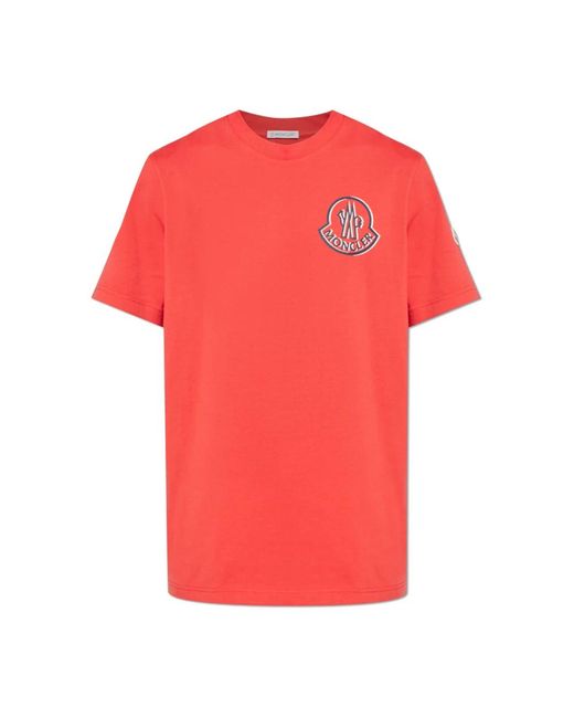 T-Shirts Moncler de hombre de color Red