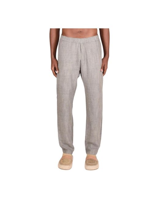 Barena Gray Slim-Fit Trousers for men