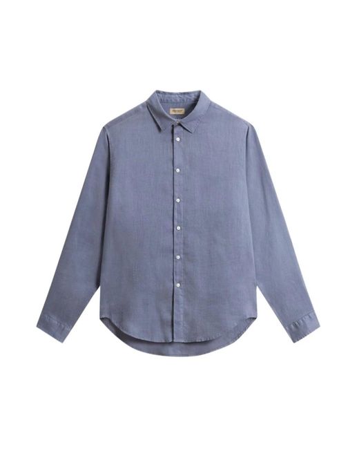 Woolrich Blue Casual Shirts for men