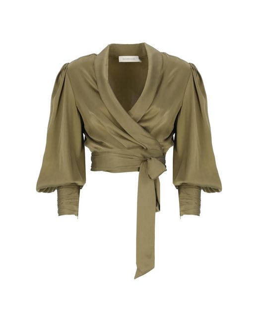 Blouses di Zimmermann in Green