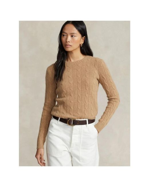 Polo Ralph Lauren Brown Cashmere Knitwear