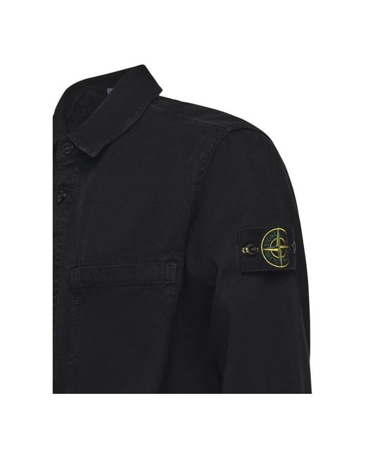 Stone Island Blue Casual Shirts for men