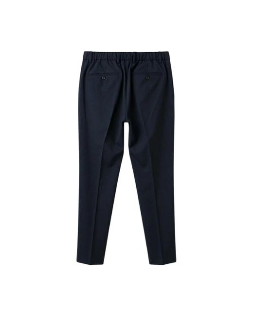 BE ABLE Blue Straight Trousers for men