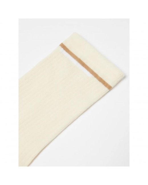 Max Mara White Cardiff Socken