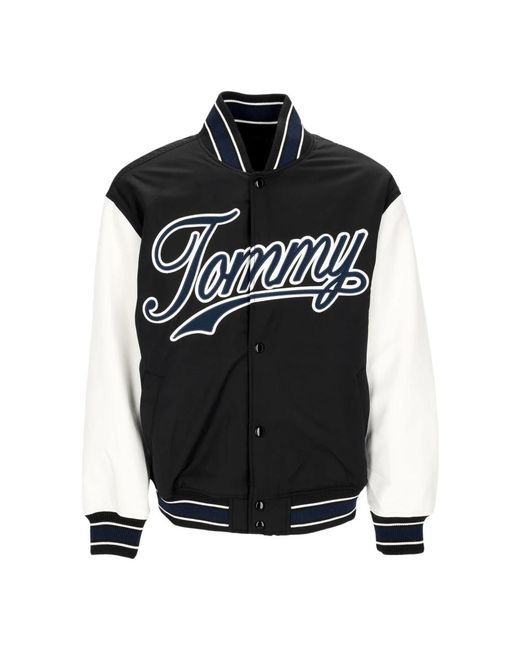 Tommy Hilfiger Black Bomber Jackets for men
