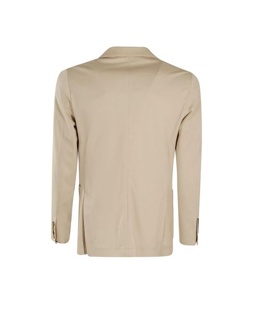 Circolo 1901 Jassen ,Katoen Premium Monopetto Jas in het Natural voor heren