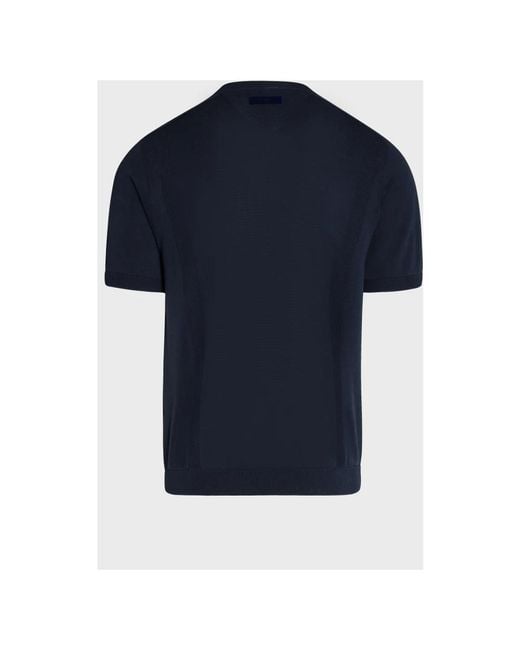 ALPHATAURI Blue T-Shirts for men