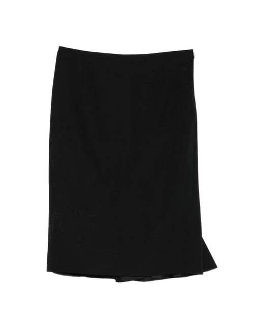 Marni Black Midi Skirts