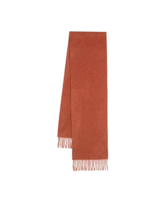 PS by Paul Smith Brown Winter Scarves for men