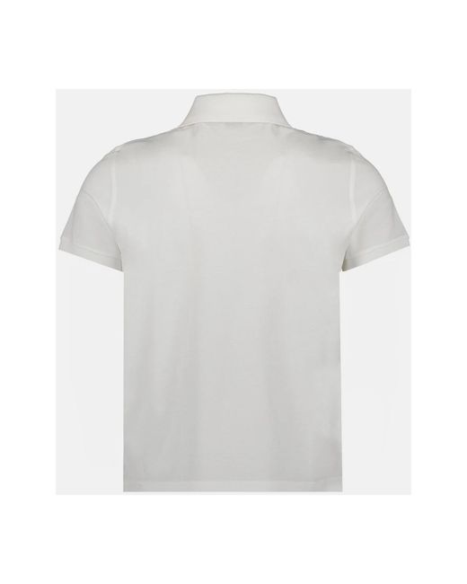 Saint Laurent White Polo Shirts for men