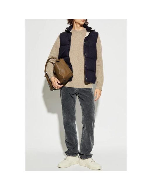 Eleventy Natural Round-Neck Knitwear for men