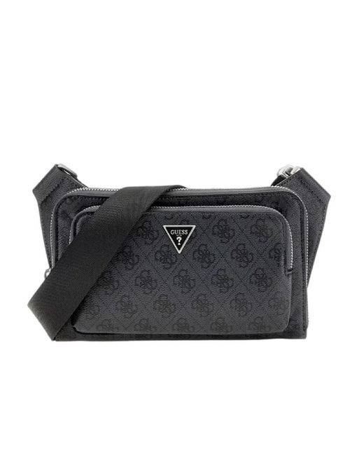 Guess Moderne Wasserabweisende Bauchtasche in Black für Herren