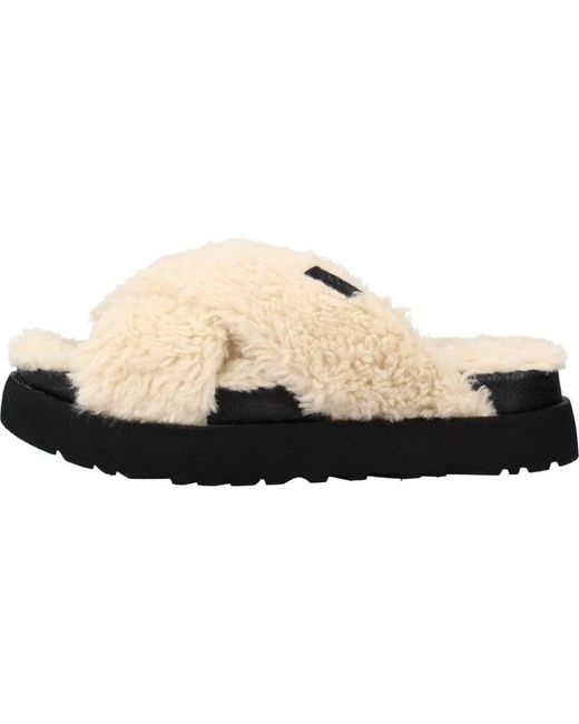 Ugg Black Sliders