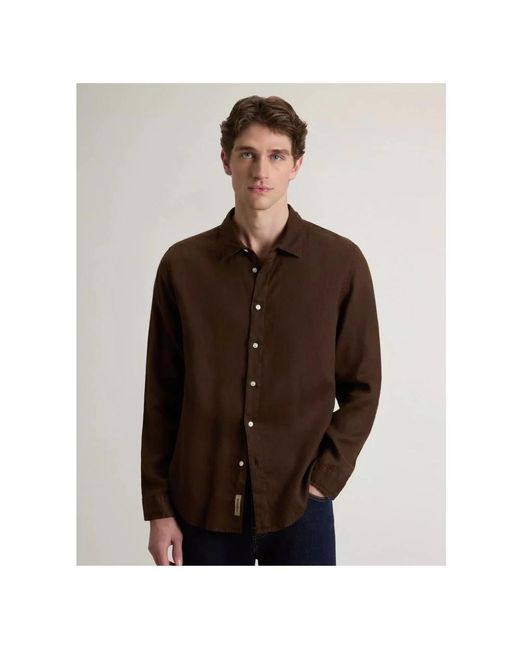 Woolrich Brown Casual Shirts for men