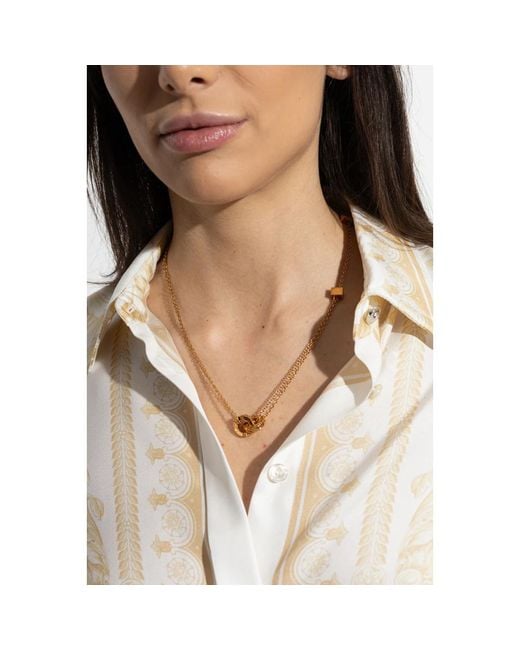 Necklaces Versace en coloris Metallic