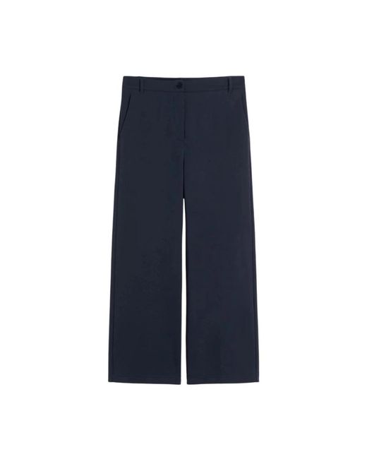 Weekend by Maxmara Blue Wide Trousers
