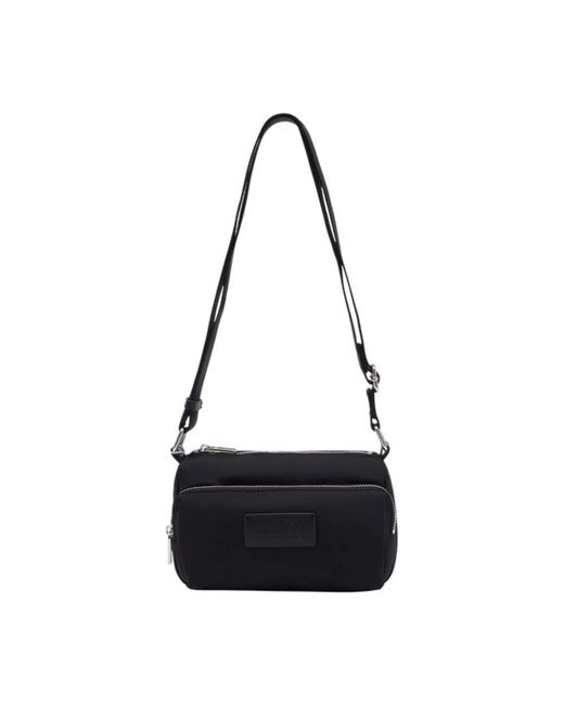 MM6 by Maison Margiela Black Nylon Crossbody Bag