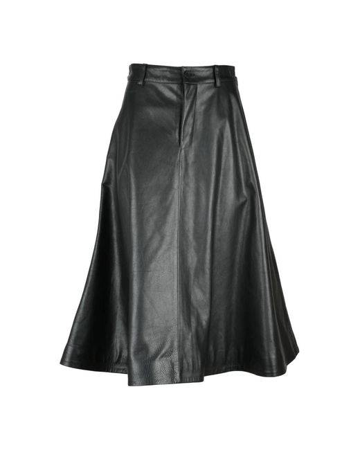 Balenciaga Gray Midi Skirts