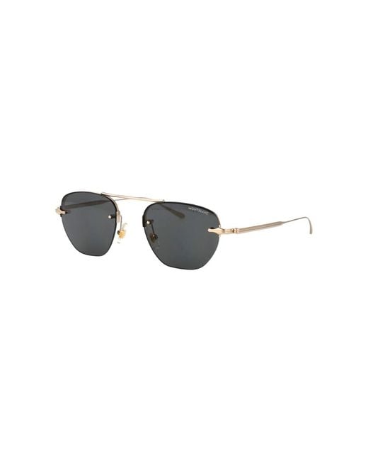 Montblanc Black Sunglasses for men