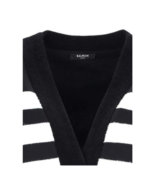 Knitwear > cardigans Balmain en coloris Black