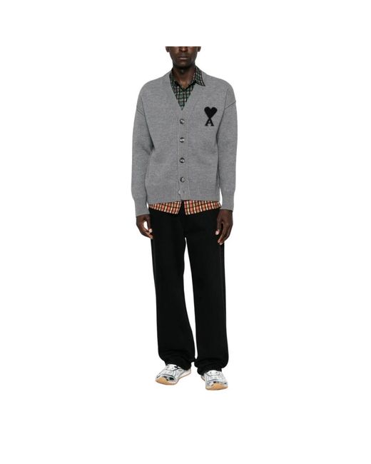 Cardigans AMI pour homme en coloris Gray