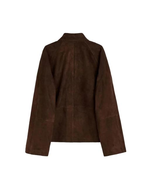 Leather Jackets sunflower de hombre de color Brown