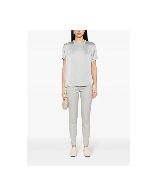 Fabiana Filippi Gray Slim-Fit Trousers