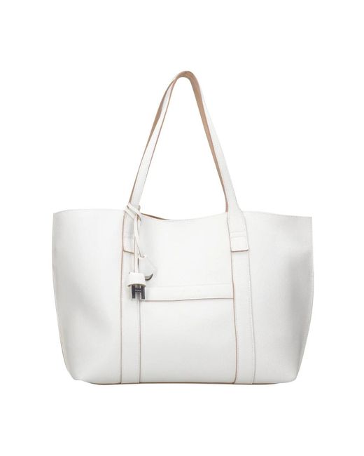 Hogan White Shopping Bags