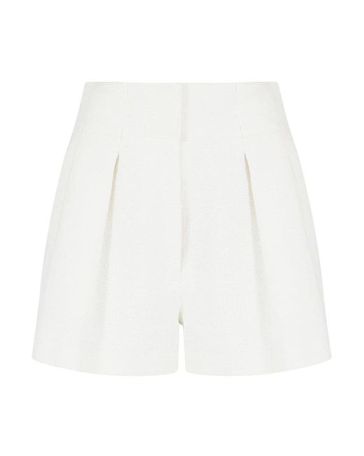 Emporio Armani White Short Shorts
