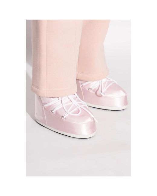 Winter Boots Moon Boot de color Pink