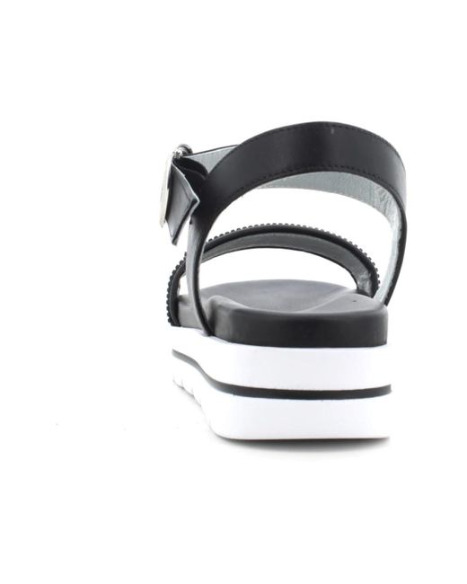 Nero Giardini Black Schwarze sandalen für frauen